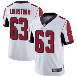 Nike Atlanta Falcons #63 Chris Lindstrom White Mens Stitched NFL Vapor Untouchable Limited Jersey