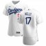 Los Angeles Dodgers #17 Joe Kelly Mens Nike White Home 2020 Authentic Player MLB Jersey