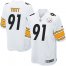 Nike Pittsburgh Steelers #91 Stephon Tuitt White Youth Stitched NFL Elite Jersey