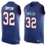 Nike Buffalo Bills #32 O. J. Simpson Royal Blue Team Color Mens Stitched NFL Limited Tank Top Jersey