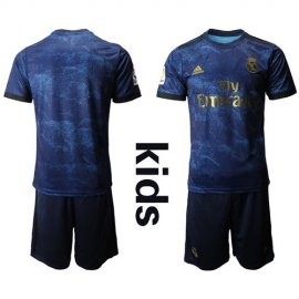 Real Madrid Blank Away Kid Soccer Club Jersey