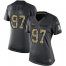 Nike Green Bay Packers #97 Kenny Clark Black Womens Stitched NFL Limited 2016 Salute to Service Jersey