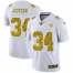 Las Vegas Raiders #34 Bo Jackson Mens Nike Flocked Leopard Print Vapor Limited NFL Jersey White