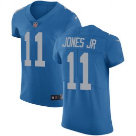 Nike Detroit Lions #11 Marvin Jones Jr Blue Throwback Mens Stitched NFL Vapor Untouchable Elite Jersey