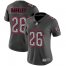 Nike New York Giants #26 Saquon Barkley Gray Static Womens Stitched NFL Vapor Untouchable Limited Jersey