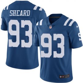 Nike Indianapolis Colts #93 Jabaal Sheard Royal Blue Mens Stitched NFL Limited Rush Jersey