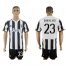 Juventus #23 Dani Alves Home Soccer Club Jersey