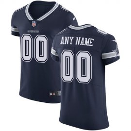 Nike Dallas Cowboys Customized Navy Blue Team Color Stitched Vapor Untouchable Elite Mens NFL Jersey