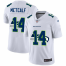 Seattle Seahawks #14 DK Metcalf White Mens Nike Team Logo Dual Overlap Limited NFL Jersey