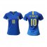 Womens Brazil #10 Neymar Jr Away Soccer Country Jersey