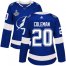 Adidas Tampa Bay Lightning #20 Blake Coleman Blue Home Authentic Womens 2020 Stanley Cup Champions Stitched NHL Jersey