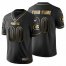Green Bay Packers Custom Mens Nike Black Golden Limited NFL 100 Jersey