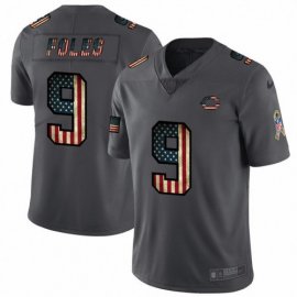 Chicago Chicago Bears #9 Nick Foles Nike 2018 Salute to Service Retro USA Flag Limited NFL Jersey