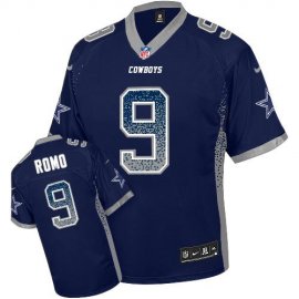 Nike Dallas Cowboys #9 Tony Romo Navy Blue Team Color Youth Stitched NFL Elite Drift Fashion Jersey