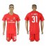 Real Madrid #31 R.Yanez Red Goalkeeper Soccer Club Jersey