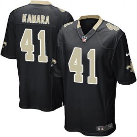 Nike New Orleans Saints #41 Alvin Kamara Black Team Color Youth Stitched NFL Elite Jersey