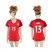Womens USA #13 Jones Away Soccer Country Jersey