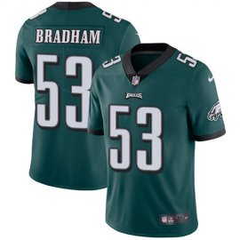 Nike Philadelphia Eagles #53 Nigel Bradham Midnight Green Team Color Mens Stitched NFL Vapor Untouchable Limited Jersey