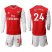 Arsenal #24 Bellerin Red Home Long Sleeves Soccer Club Jersey