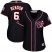 Washington Nationals #6 Anthony Rendon Navy Blue Alternate 2019 World Series Champions Womens Stitched MLB Jersey