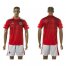 Austria Blank Red Home Soccer Country Jersey