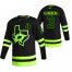 Dallas Stars #3 John Klingberg Black Mens Adidas 2020-21 Reverse Retro Alternate NHL Jersey