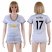 Womens Manchester United #17 Blind Sec Away Soccer Club Jersey