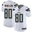 Nike Los Angeles Chargers #80 Kellen Winslow White Womens Stitched NFL Vapor Untouchable Limited Jersey