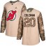 Adidas New Jersey Devils #20 Blake Coleman Camo Authentic 2017 Veterans Day Stitched NHL Jersey