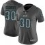 Nike Philadelphia Eagles #30 Corey Clement Gray Static Womens Stitched NFL Vapor Untouchable Limited Jersey