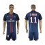 Paris Saint-Germain #11 Di Maria Home Soccer Club Jersey