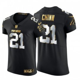 Carolina Carolina Panthers #21 Jeremy Chinn Mens Nike Black Edition Vapor Untouchable Elite NFL Jersey