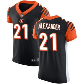 Nike Cincinnati Bengals #21 Mackensie Alexander Black Team Color Mens Stitched NFL Vapor Untouchable Elite Jersey