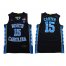 North Carolina #15 Vince Carter Black Basketball Stitched College Jersey