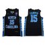 North Carolina #15 Vince Carter Black Basketball Stitched College Jersey