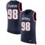 Nike New England Patriots #98 Trey Flowers Navy Blue Team Color Mens Stitched NFL Limited Rush Tank Top Jersey