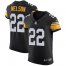 Nike Pittsburgh Steelers #22 Steven Nelson Black Alternate Mens Stitched NFL Vapor Untouchable Elite Jersey