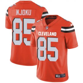 Nike Cleveland Browns #85 David Njoku Orange Alternate Mens Stitched NFL Vapor Untouchable Limited Jersey