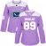 Adidas Vancouver Canucks #89 Alexander Mogilny Purple Authentic Fights Cancer Womens Stitched NHL Jersey