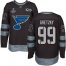 Adidas St. Louis Blues #99 Wayne Gretzky Black 1917-2017 100th Anniversary Stanley Cup Champions Stitched NHL Jersey