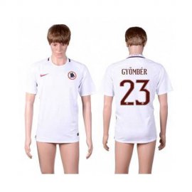 Roma #23 Gyomber Away Soccer Club Jersey