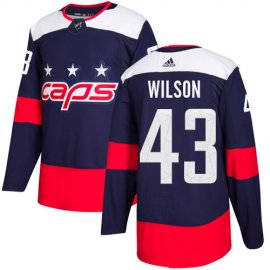 Adidas Washington Capitals #43 Tom Wilson Navy Authentic 2018 Stadium Series Stitched NHL Jersey