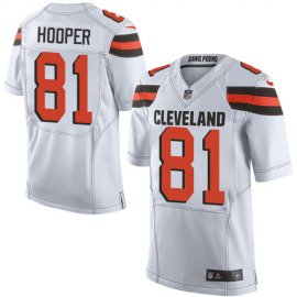 Nike Cleveland Browns #81 Austin Hooper White Mens Stitched NFL New Elite Jersey