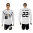 Germany #22 Ter Stegen White Home Long Sleeves Soccer Country Jersey