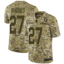 Nike Indianapolis Colts #27 Xavier Rhodes Camo Mens Stitched NFL Limited 2018 Salute To Service Jersey