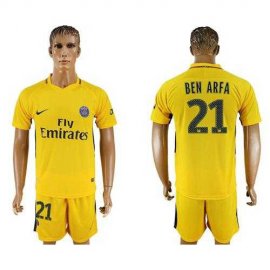 Paris Saint-Germain #21 Ben Arfa Away Soccer Club Jersey