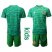 Spain Blank Green Goalkeeper Kid Soccer Country Jersey