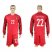 Portugal #22 Carvalho Home Long Sleeves Soccer Country Jersey