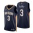 Nike New Orleans Pelicans #3 Josh Hart Navy Mens 2021-22 NBA 75th Anniversary Diamond Swingman Jersey – Icon Edition Mens