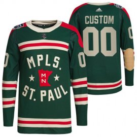 Minnesota Wild Custom Mens Adidas 2022 Winter Classic Authentic NHL Jersey